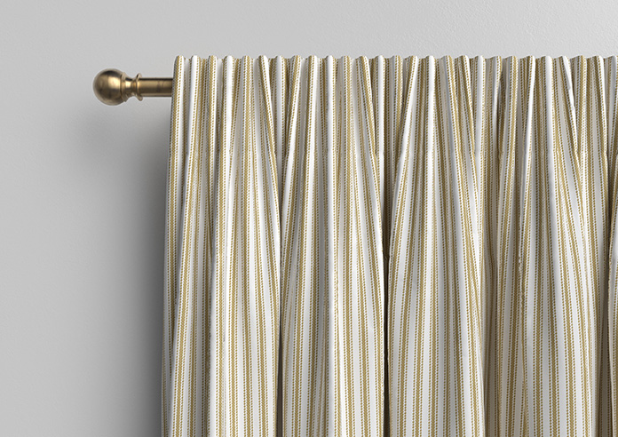 Lace Stripes, Treasure - Made to Measure Curtains - Image 10